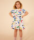 Kurzärmeliges Kleid mit Printmotiv aus Baumwolle Kinder/Mädchen
