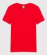 Eng anliegendes T-Shirt mit Rundhalsausschnitt aus Baumwolle für Damen