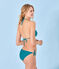 Einfarbiger Damen Bikini grün VERDE