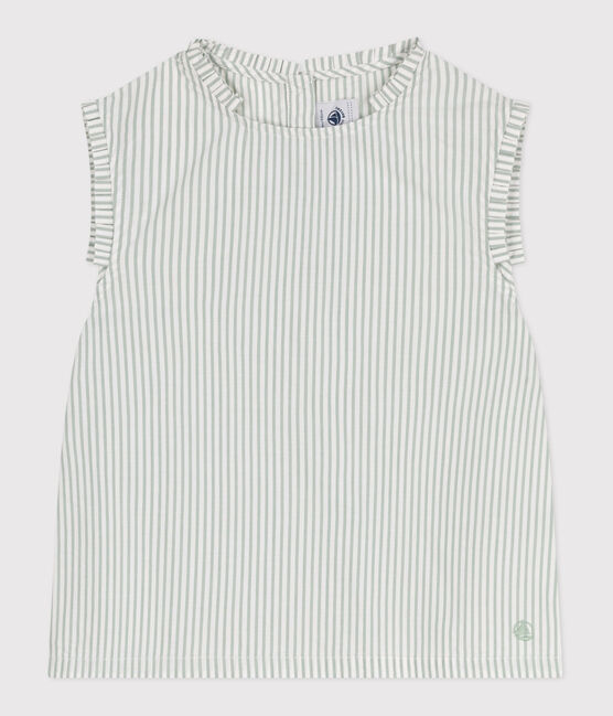 Ärmellose Kinder-Bluse mit Streifen PAUL/ ECUME