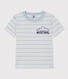 Gestreiftes Kinder-T-Shirt aus Baumwolle für Jungen