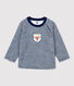 Baby-T-Shirt aus Wolle und Baumwolle.