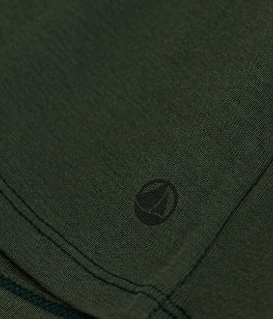 Damen-T-Shirt L’ICONIQUE aus Baumwolle mit Mäusezähnchen grün AVORIAZ