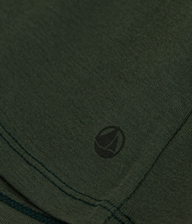 Damen-T-Shirt L&rsquo;ICONIQUE aus Baumwolle mit M&auml;usez&auml;hnchen gr&uuml;n