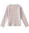 Bedruckter Mädchen-Cardigan weiss MARSHMALLOW/weiss MULTICO