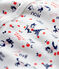 Baby-Strampler aus Molton und Bio-Baumwolle mit Paris-Motiv weiss MARSHMALLOW/weiss MULTICO