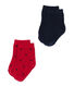 Set aus Baby-Jungen-Socken in Uni + mit Sternen
