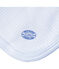 Baby-Kuschelhäschen aus Rippstrick weiss LAIT/blau FRAICHEUR