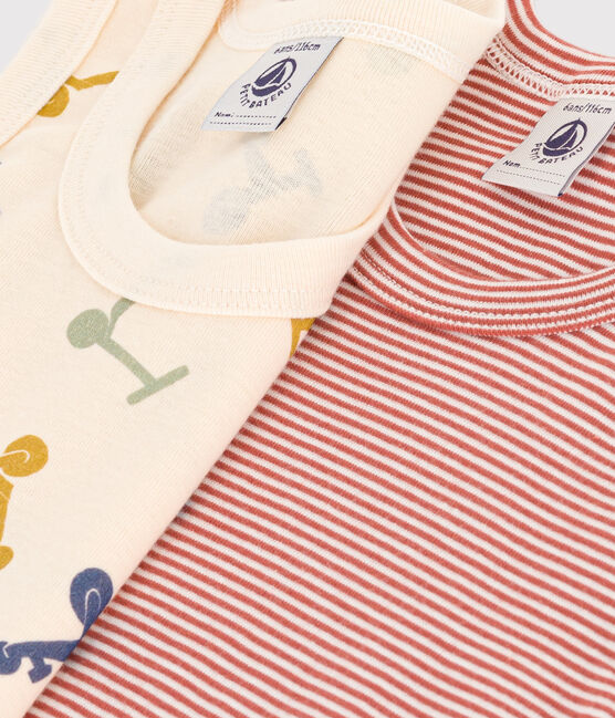 2er-Set Kinder-Tanktops aus Baumwolle  variante 1