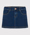 Gerade geschnittener Kinderrock aus Denim für Mädchen blau DENIM BRUT
