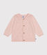 Baby-Cardigan aus Baumwollstrick in Ajour-Optik