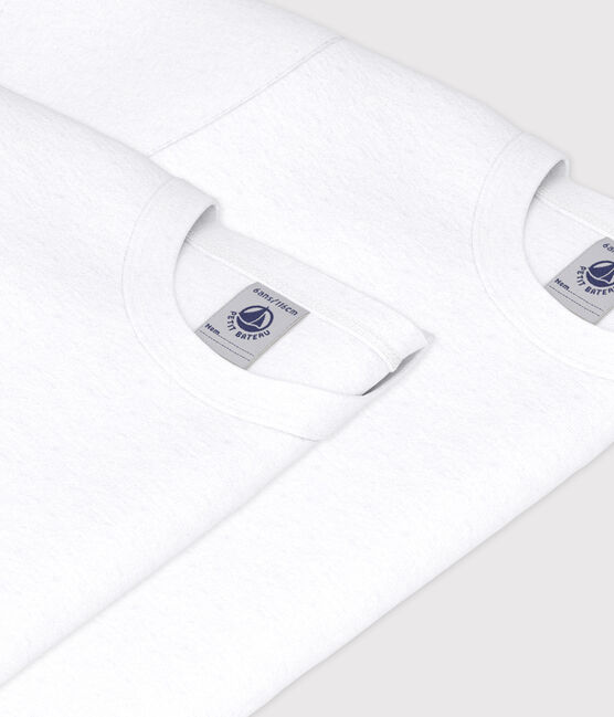 2er-Set kurzärmelige weiße T-Shirts für Jungen variante 1