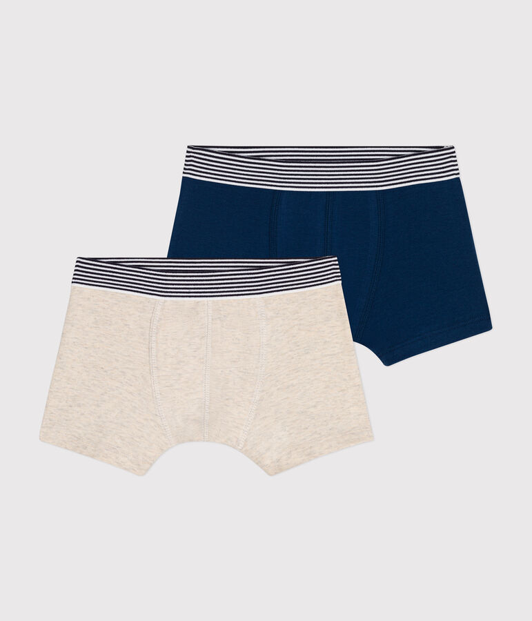 2er-Set Boxershorts aus Baumwolle und Elasthan variante 1