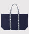 Cabas-Tasche blau SMOKING