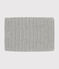 Kinder-Schlauchschal aus Strick mit Fleece-Futter grau CHATON CHINE