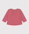 Baby-Sweatshirt aus Molton rosa ROSEWOOD
