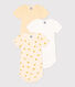Set aus 3 kurzärmeligen Baby-Bodys Koala aus Baumwolle