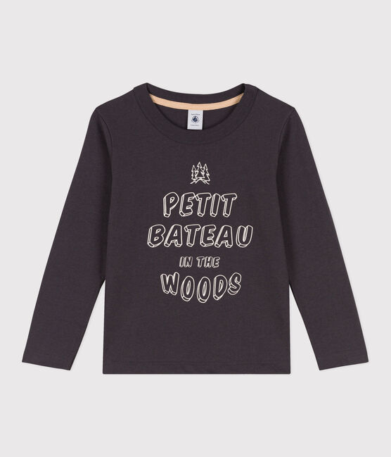 Langärmeliges Kinder-T-Shirt aus Baumwolle für Jungen grau DUMBO