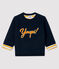 Baby-Sweatshirt aus Doppeljersey für Jungen blau SMOKING