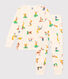 Kinderpyjama aus Baumwolle mit Tier-Printmotiv