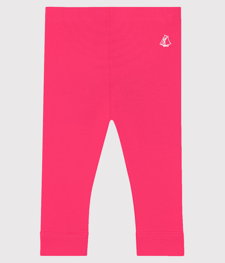 Baby-Leggings aus Baumwolle rosa