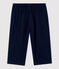 Baby-Hose aus Bio-Baumwollgaze blau SMOKING