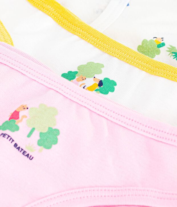 Lot de 3 culottes en coton vielfarbig