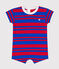 Baby-Kurzoverall aus gestreiftem Jersey PERSE/ PEPS