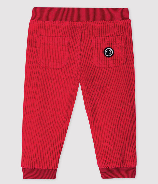 Baby-Hose aus Samt f&uuml;r Jungen rot
