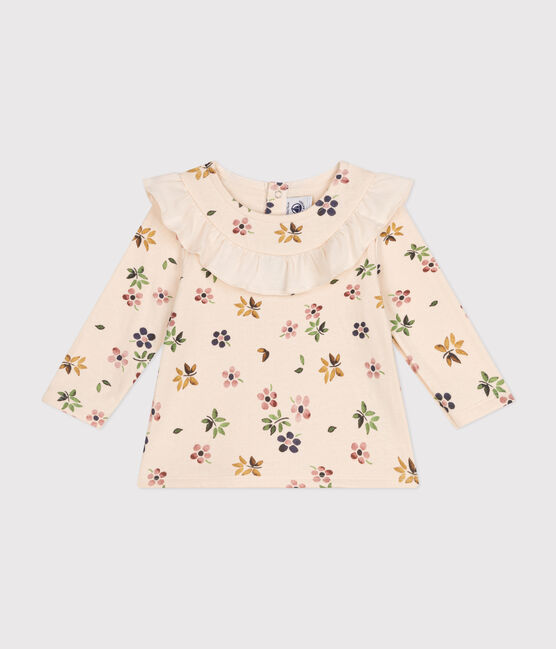 Baby-Bluse aus Doppeljersey weiss AVALANCHE/ MULTICO