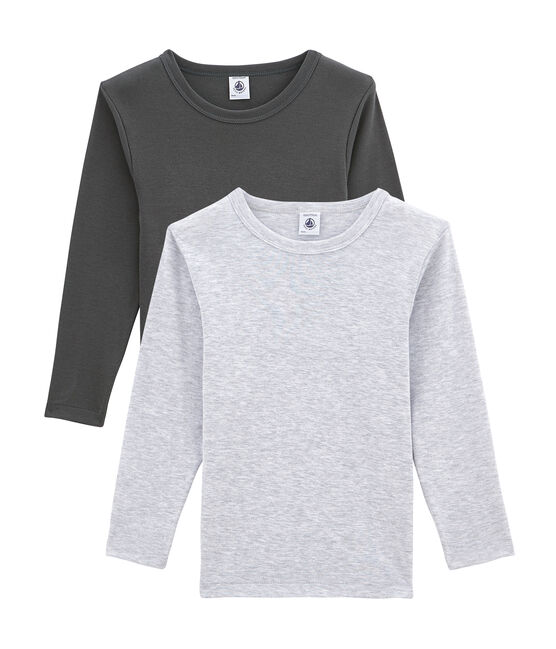 Jungen Langarmshirts im 2er-Set variante 1
