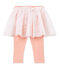 Baby-jeggingrock mädchen weiss MARSHMALLOW CN
