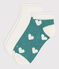 2er-Set Kindersocken für Mädchen variante 1