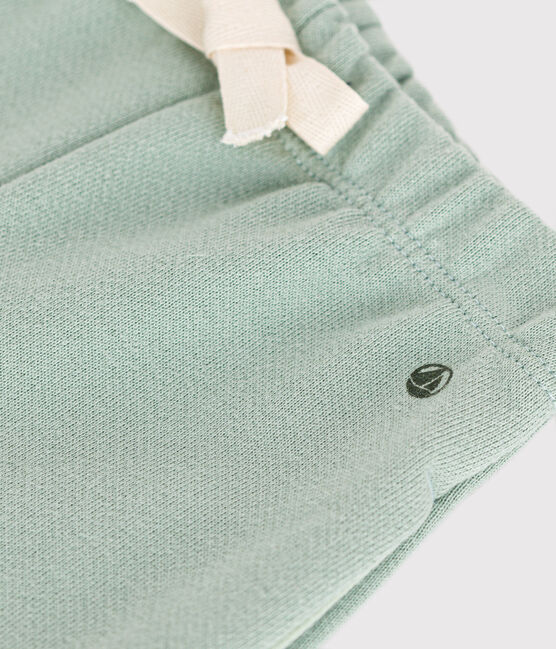 Baby-Hose aus Molton grün HERBIER