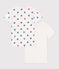 2er-Set kurzärmelige Kinder-T-Shirts aus Baumwolle mit Herzmotiv variante 1