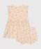 Baby-Kleid und -Bloomer aus leichtem Jerseystoff weiss AVALANCHE/ MULTICO