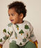 Baby-Sweatshirt aus Molton beige MONTELIMAR/weiss MULTICO