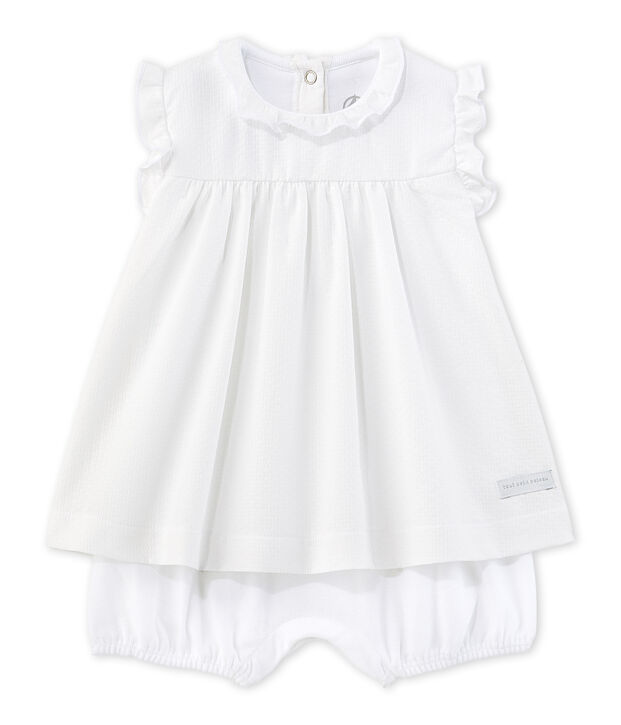 Robe body b&eacute;b&eacute; fille weiss