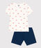 Kinder-Kurzpyjama aus Baumwolle mit Krebs-Motiv INCOGNITO/ MULTICO