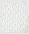 Ärmellose, wattierte Babyjacke aus Bio-Baumwolle weiss MARSHMALLOW+BLEU