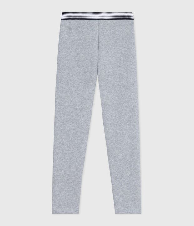 Kinder-Hose im Leggings-Stil aus einfarbiger Baumwolle FUMEE CHINE