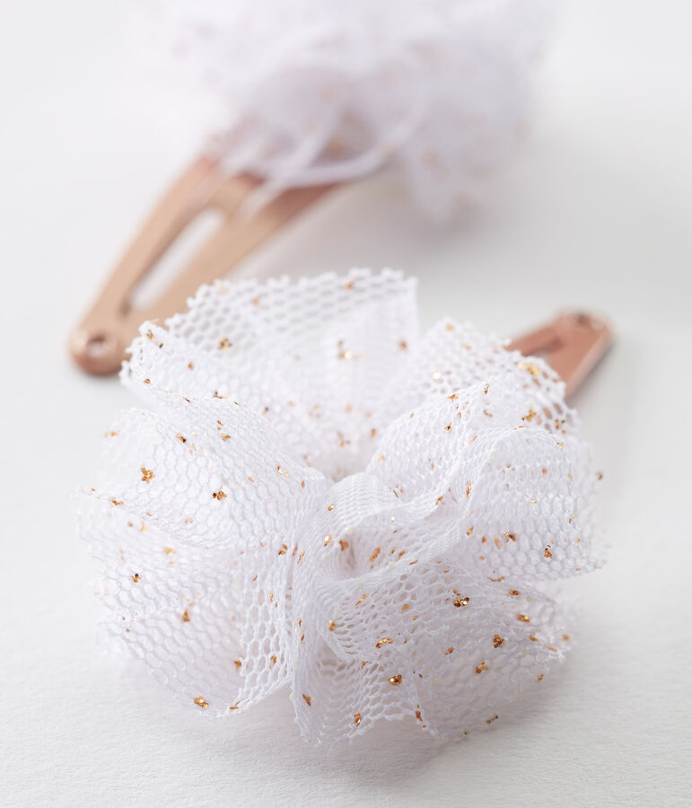 Baby-haarspangen m&auml;dchen weiss/vielfarbig