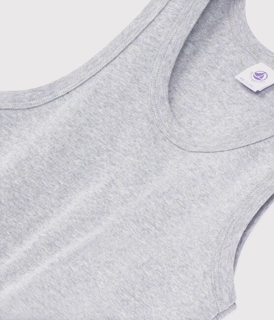 Tanktop aus Baumwolle für Damen grau BELUGA CHINE