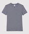 T-Shirt L’ICONIQUE aus Baumwolle mit rundem Ausschnitt für Damen blau SMOKING/weiss MARSHMALLOW