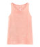 Schillerndes damen tanktop aus leinen rosa ROSAKO/rosa COPPER