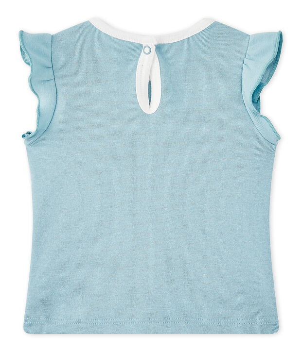 Baby-M&auml;dchen-T-Shirt gr&uuml;n