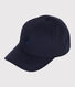 Schlichte blaue Kindermütze