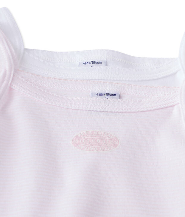 Teenie-M&auml;dchen-Spaghettitr&auml;gertops im 2er-Set vielfarbig