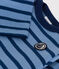 Baby-Streifenshirt "Marinière" aus festem Baumwollstoff blau BEACH/ MEDIEVAL