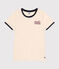 Damen-T-Shirt Le Droit aus Baumwolle mit Paris-Motiv naturfarben AVALANCHE